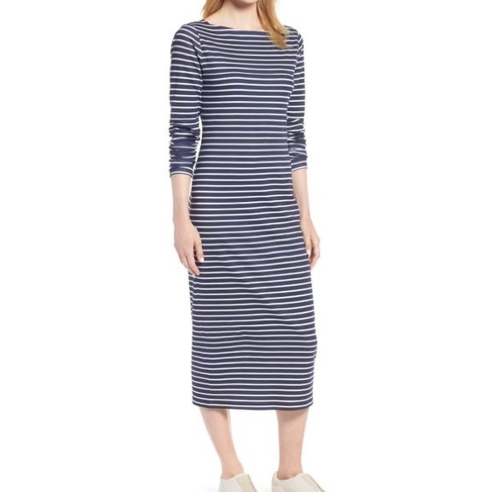 1901 Striped Midi Dress